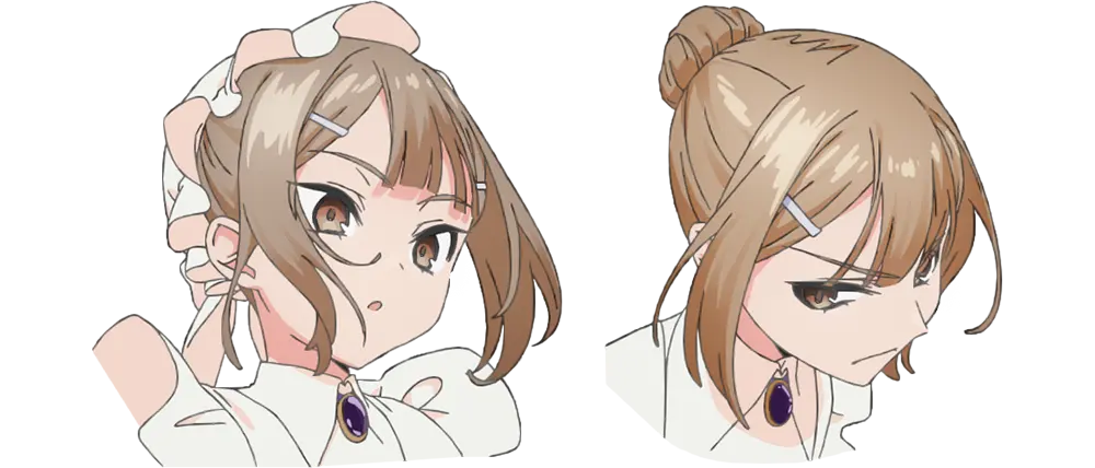 リネット・ブラン 表情